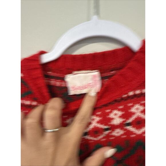 Sprocke Holiday Ugly Sweater Kids Size XL Cool Reindeer Fair Isle Christmas 2316 - Picture 4 of 8